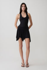 Ambrose Hankie Mini Skirt - Black