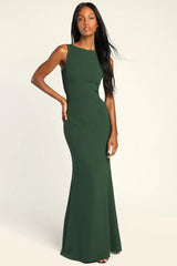 Love In Your Eyes Ivory Knotted Mermaid Maxi Dress
