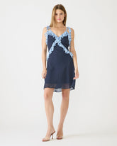 ADALINA MINI DRESS VINTAGE NAVY