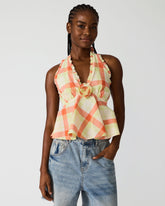 TANIA TOP PLAID