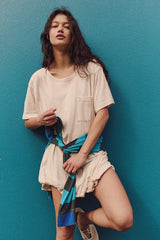 Shorebound Cotton-Jersey Mini Dress