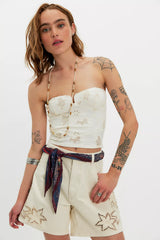 Rolla's 90s Relaxed Cutwork Shorts