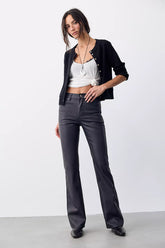 We The Free Double Knot High-Rise Vegan Straight Bootcut Jeans