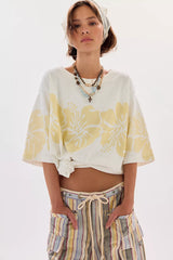 The Bureau Hibiscus Tee