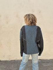 Vintage Issey Miyake Blue Batwing Sweater Selected by The Curatorial Dept.