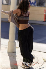 Tighten Up U-Back Striped Tank