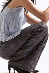Taylen Embellished Flare Pants