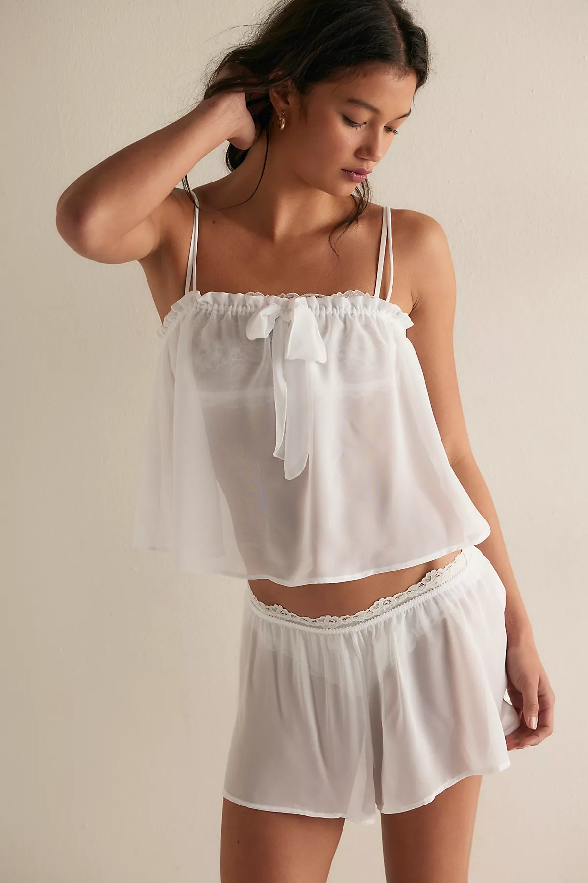 Only Hearts Daisy Chiffon Short Set