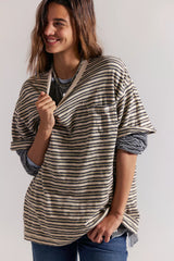 We The Free All Love Striped Pocket Tee
