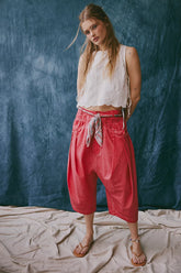 Sundry Cropped Harem Pants