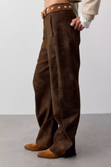 We The Free Spotlight Vegan Suede Trousers