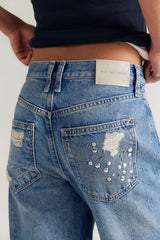 Tricia Fix Stick Around Studded Bandana Jeans