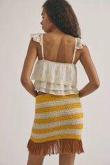 The Farra Twist Skirt