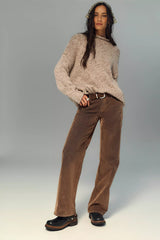 We The Free Tennessee Low-Rise Flocked Boyfriend Jeans