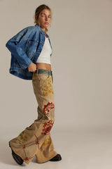 We The Free Falling Love Wide-Leg Jeans