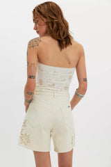 Rolla's 90s Relaxed Cutwork Shorts