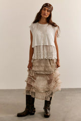 Magnolia Pearl Organza Pissarro Skirt
