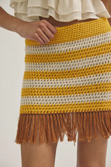 The Farra Twist Skirt