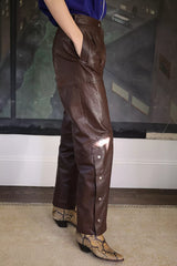 Vintage 1980s Mario Valentino Leather Pants by Lauren Owen of Texas