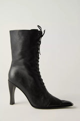 Sweet Talker Lace-Up Boots