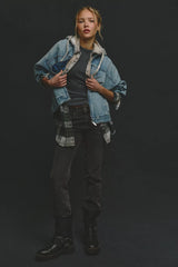 We The Free Iggy Hooded Denim Jacket