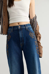 MOTHER The Dodger Sneak Jeans