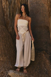 Sandshell Linen Volare Balloon Pants