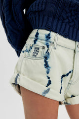 OneTeaspoon Bandits Printed Low-Waist Shorts