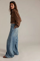 We The Free Eden High Slouchy Flare Jeans