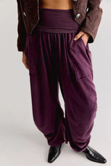 FP One Sawyer Low-Rise Pull-On Knit Pants