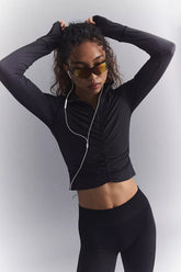 Tempo Ruched UV Protection Half Zip