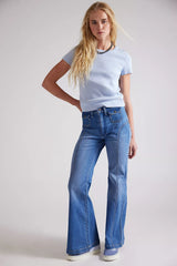 Wrangler '70s Seamed Flare Jeans