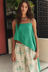Sandshell Linen Delia Top