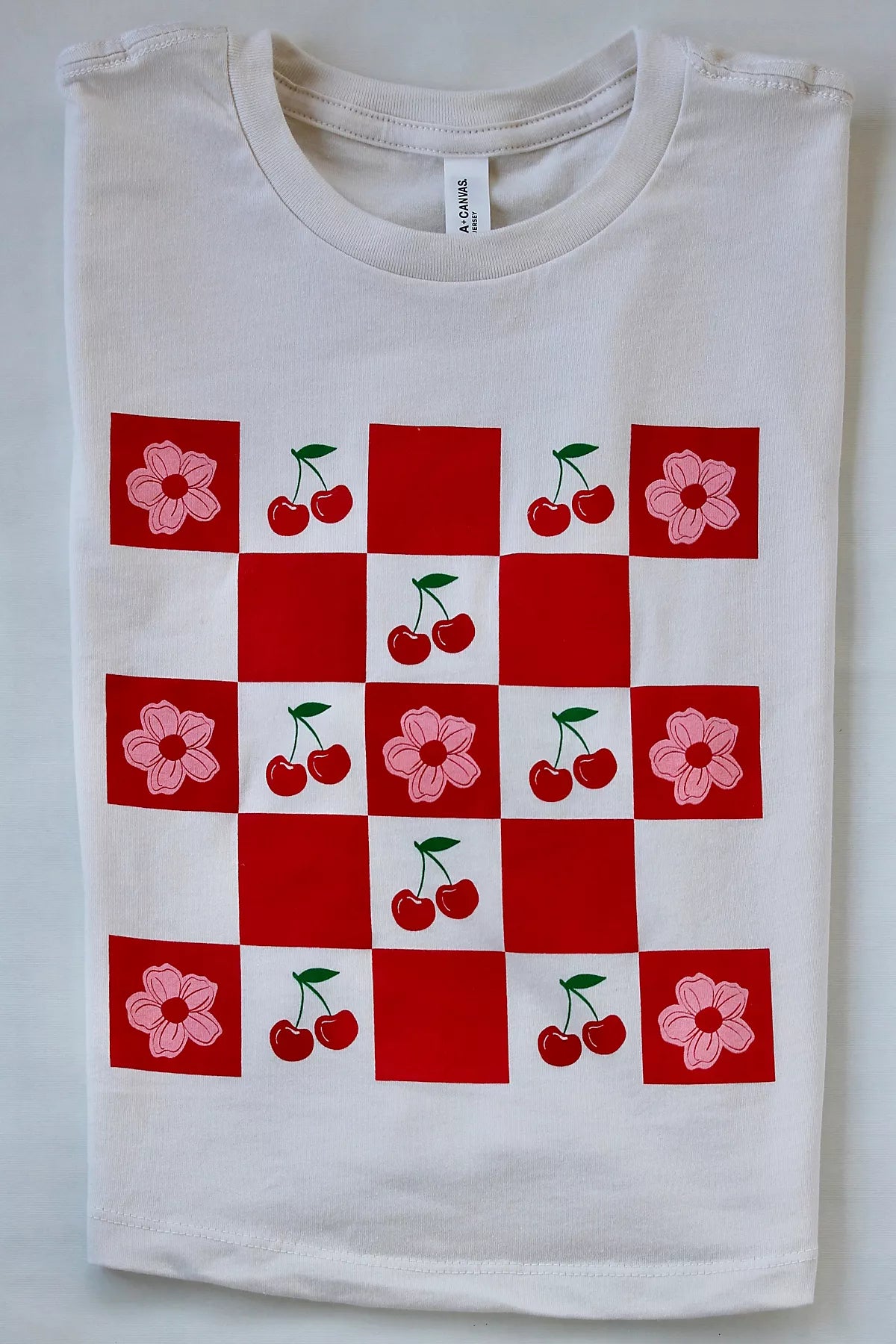 Overseasoned Cherry Picnic Crop Tee