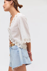 MOTHER The Flutter Short Fray Shorts