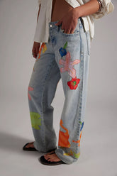 We The Free Surfside Patched Jeans