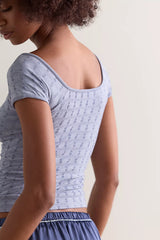 So Soft Pointelle Henley Top