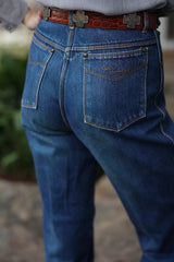 Vintage 1970s Gloria Vanderbilt High-Waist Straight Leg Jeans by Lauren Owen of Texas