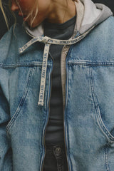 We The Free Iggy Hooded Denim Jacket