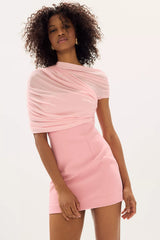 SEROYA Selma Crepe Mini Dress