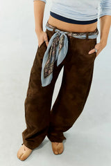 We The Free Spotlight Vegan Suede Trousers