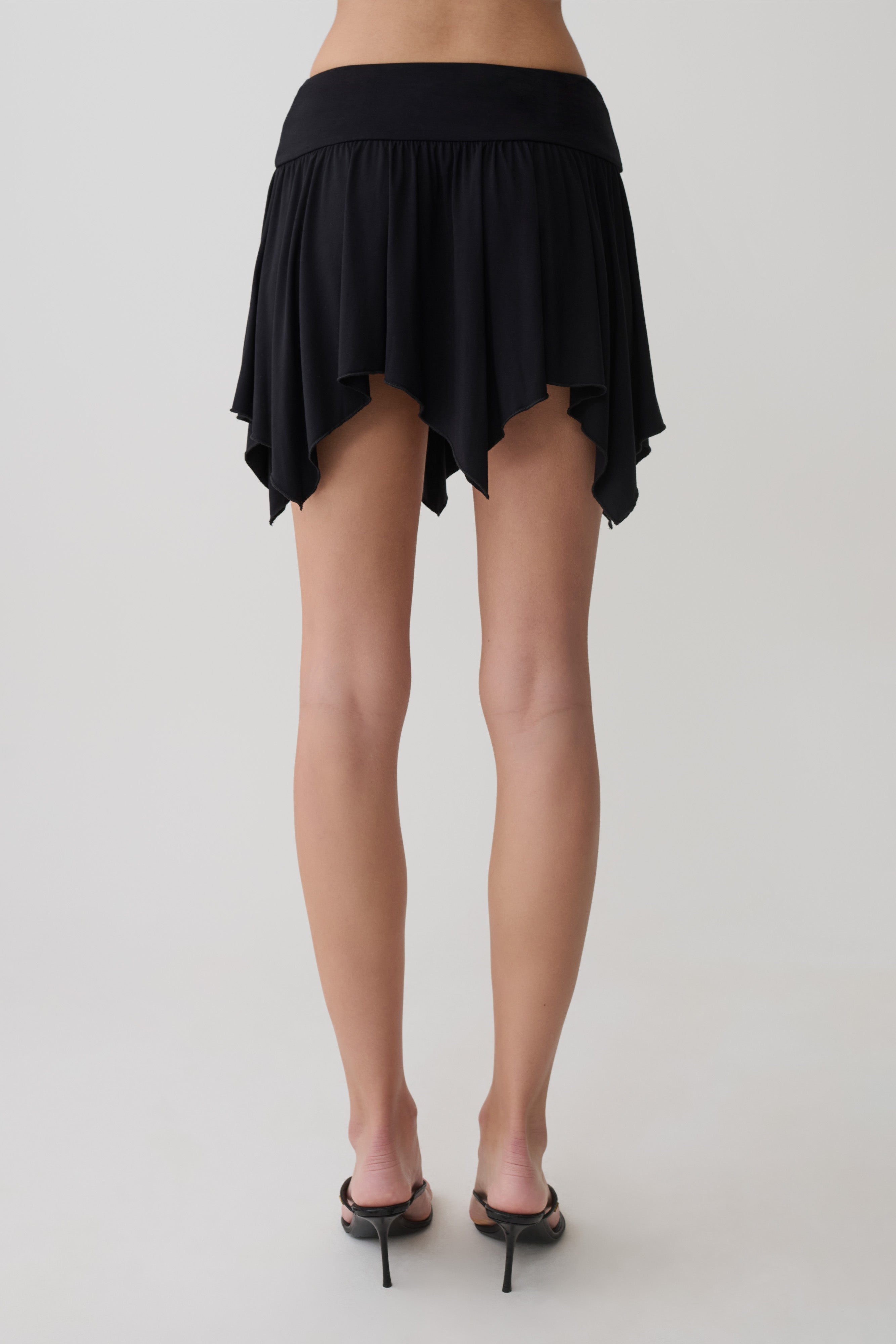 Ambrose Hankie Mini Skirt - Black