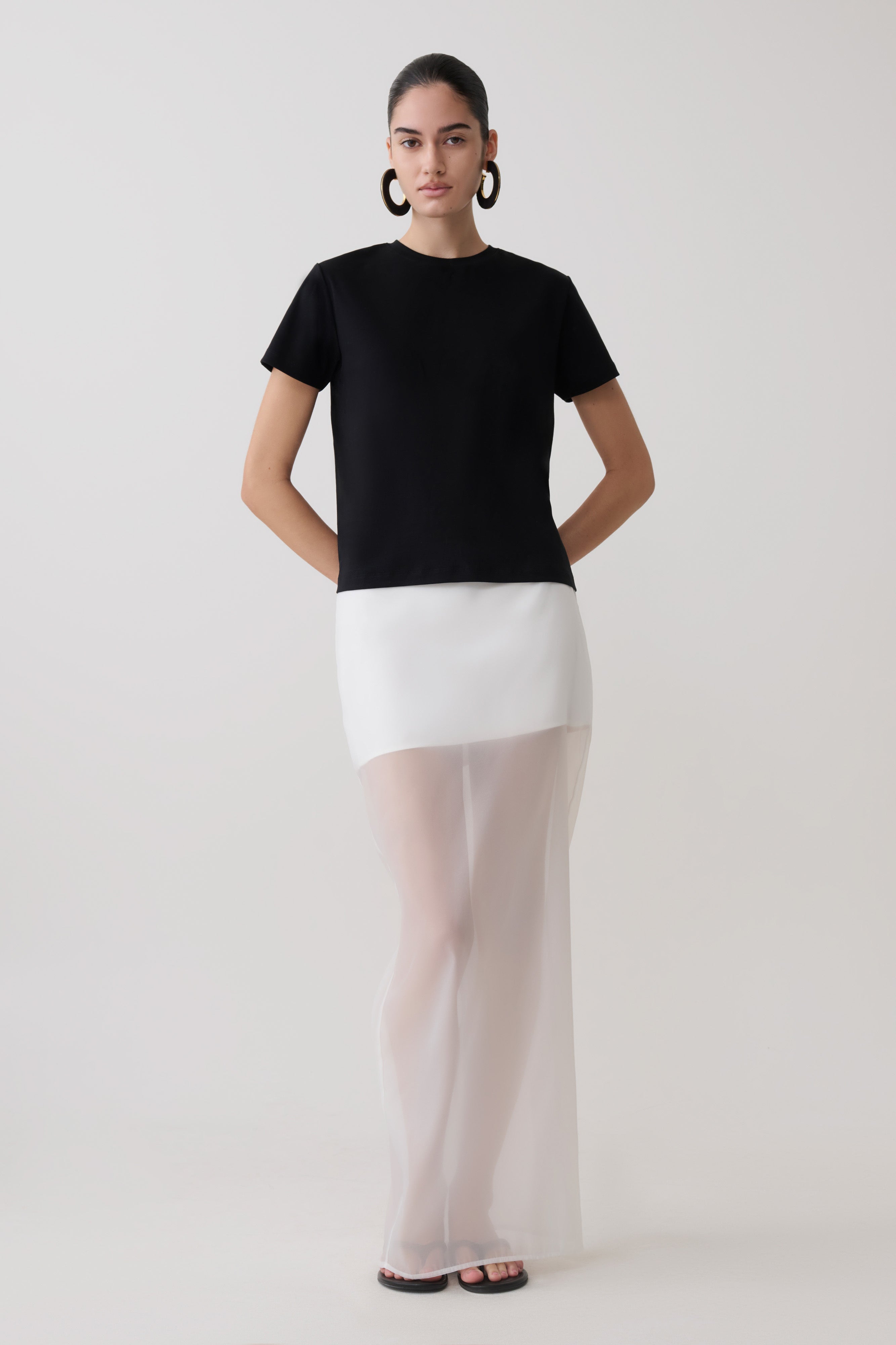 Sega Cotton Oversized T-Shirt - Black