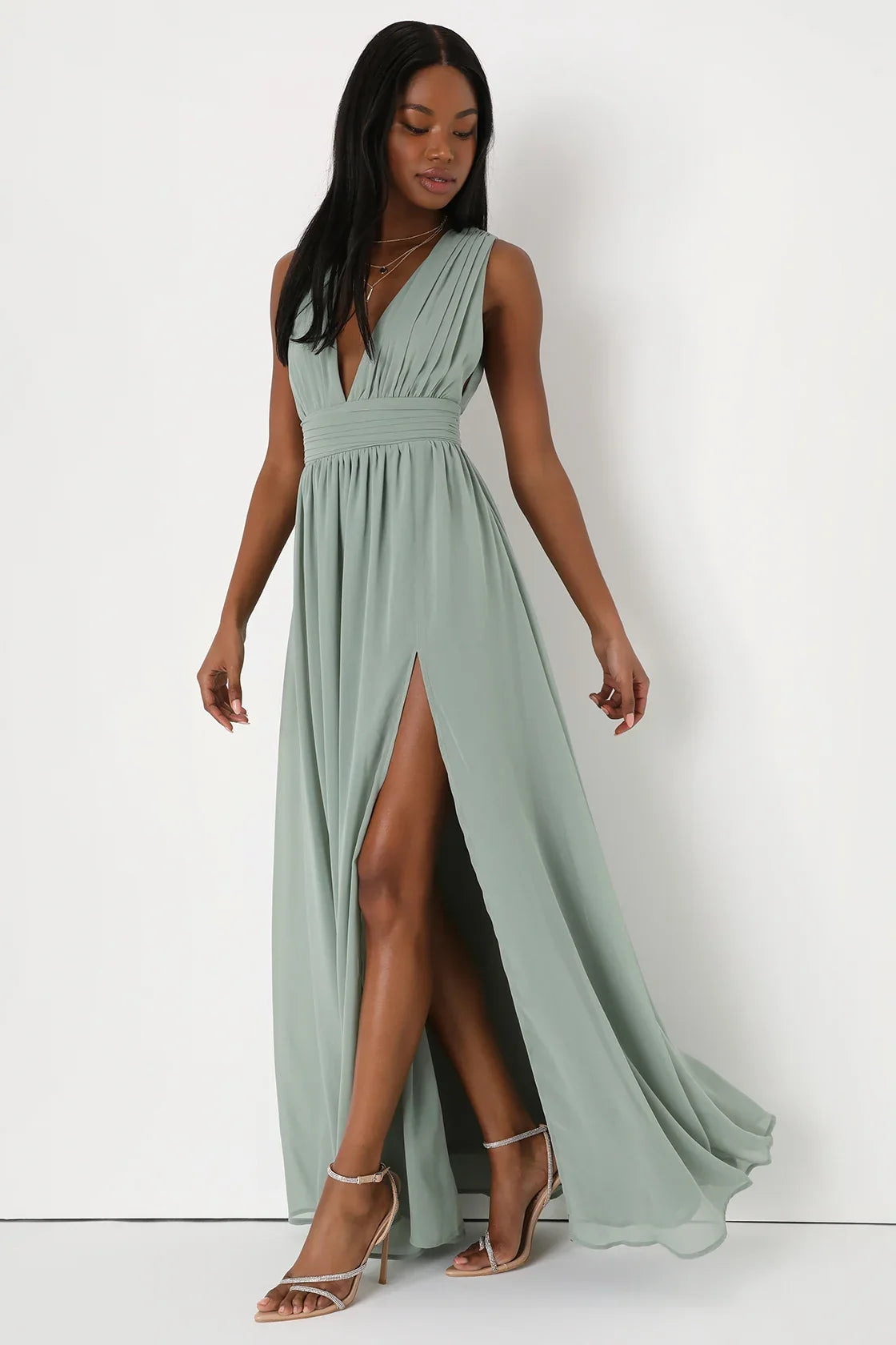 Heavenly Hues Blush Maxi Dress