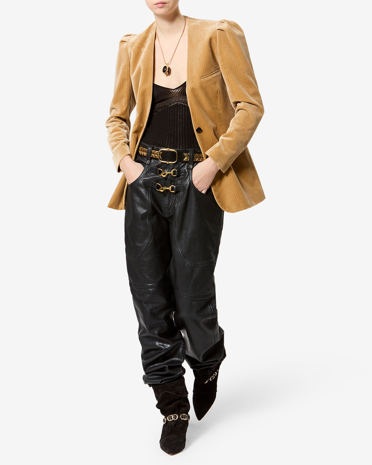 Brinley leather pants