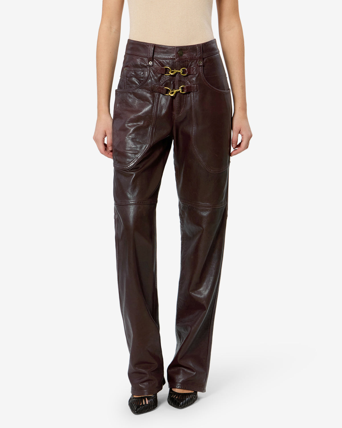 Brinley leather pants