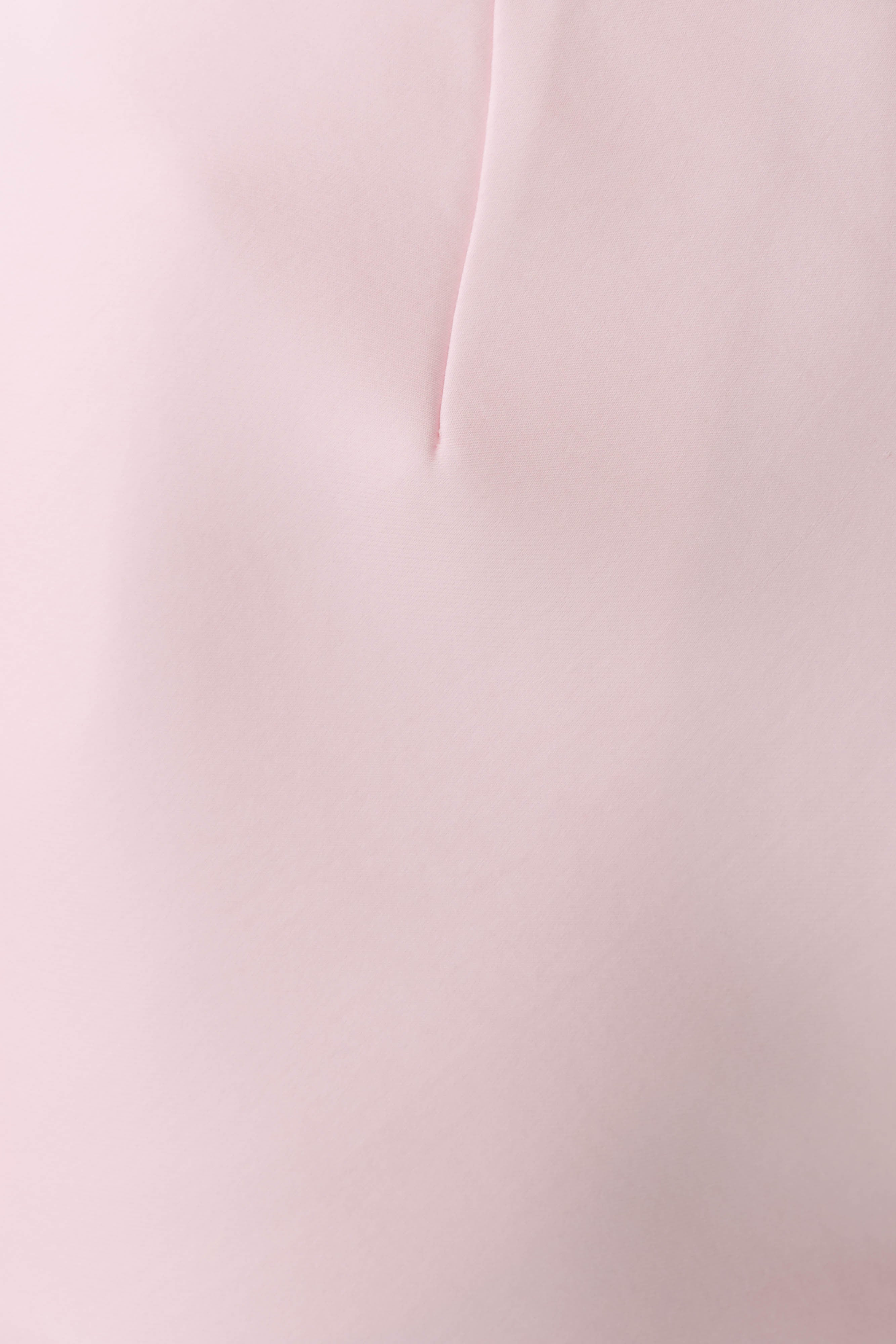 Anne Satin Mini Short - Pale Pink