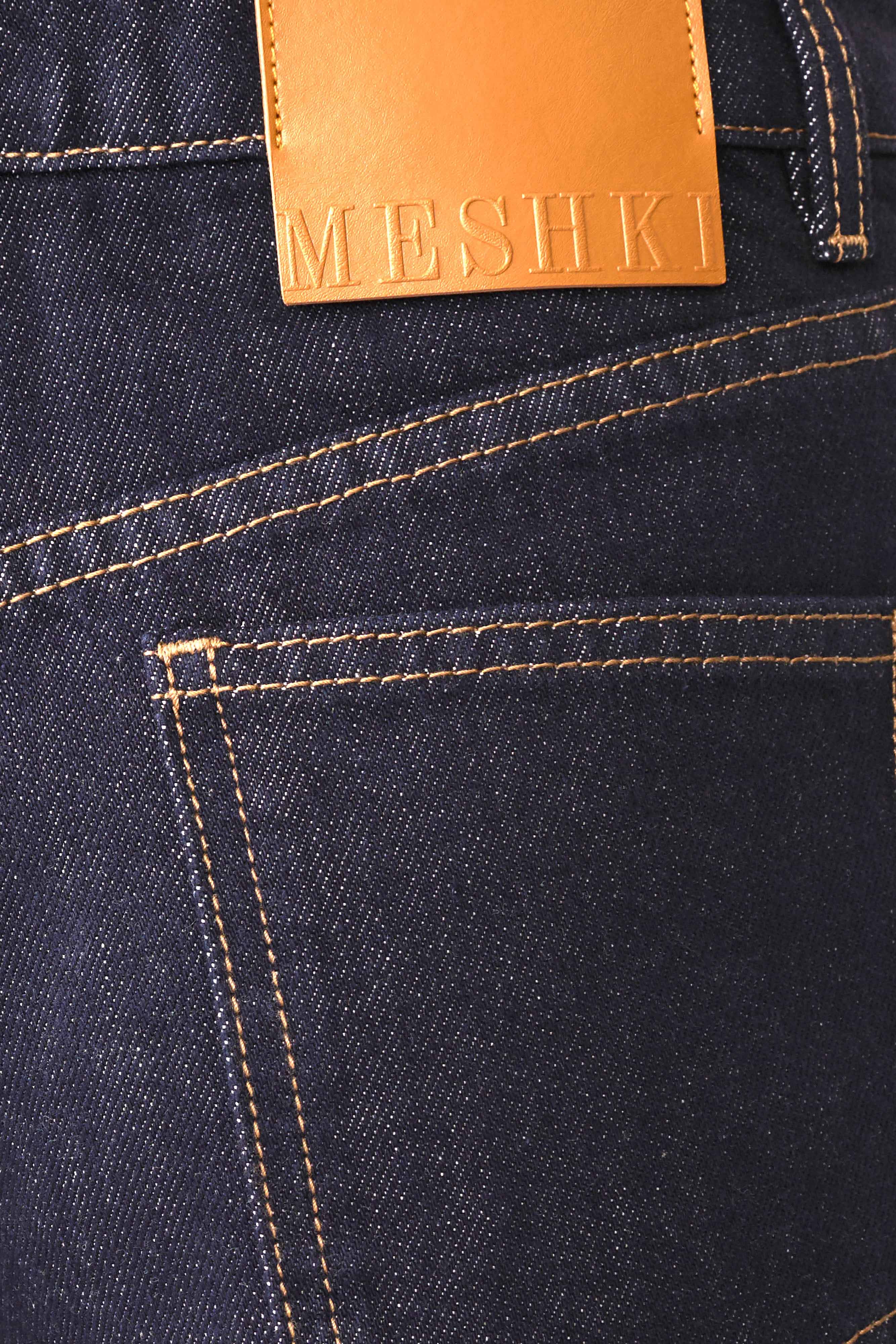 Krissy Rolled Hem Denim Shorts - Washed Indigo Blue