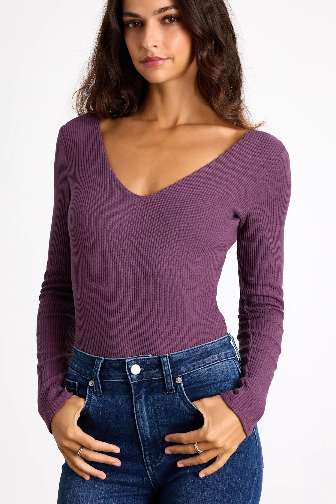 Easygoing Chic Olive Green Long Sleeve Bodysuit