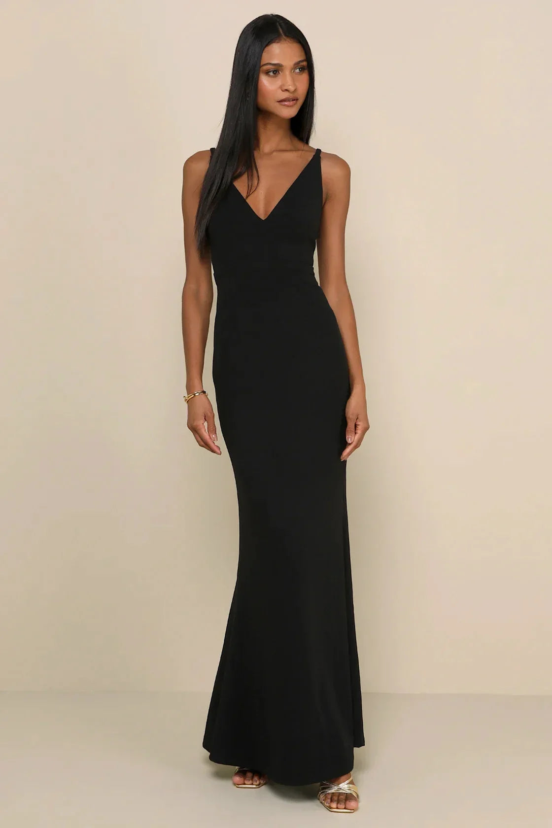 Melora Navy Blue Sleeveless Maxi Dress